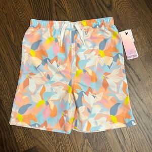 Mott50 boys swim trunks flower pattern